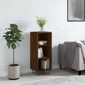 Aparador de madera de ingeniería marrón roble 34,5x32,5x90 cm de vidaXL, Aparadores - Ref: Foro24-828731, Precio: 45,57 €, De...