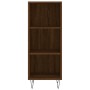 Aparador de madera de ingeniería marrón roble 34,5x32,5x90 cm de vidaXL, Aparadores - Ref: Foro24-828731, Precio: 46,15 €, De...