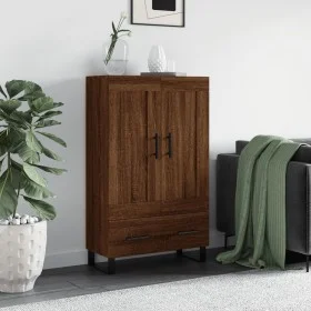 Aparador alto madera de ingeniería roble marrón 69,5x31x115 cm de vidaXL, Aparadores - Ref: Foro24-830355, Precio: 92,00 €, D...