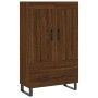 Aparador alto madera de ingeniería roble marrón 69,5x31x115 cm de vidaXL, Aparadores - Ref: Foro24-830355, Precio: 93,57 €, D...