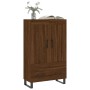 Aparador alto madera de ingeniería roble marrón 69,5x31x115 cm de vidaXL, Aparadores - Ref: Foro24-830355, Precio: 93,57 €, D...