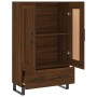 Aparador alto madera de ingeniería roble marrón 69,5x31x115 cm de vidaXL, Aparadores - Ref: Foro24-830355, Precio: 93,57 €, D...