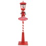 Lámpara de calle navideña con linterna Rojo 40,5x40,5x180cm en Decoración Festiva y Estacional | Comprar online en Foru.es