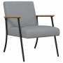 sillón Gris Claro 59 x 75 x 78 cm tela en Sillones | Comprar online en Foru.es