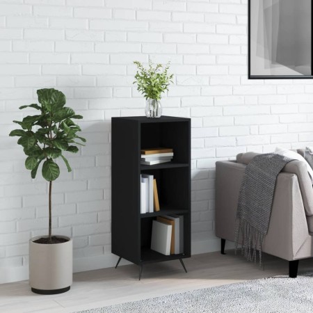 Estantería madera de ingeniería negro 34,5x32,5x90 cm de vidaXL, Aparadores - Ref: Foro24-828701, Precio: 43,31 €, Descuento: %