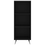 Estantería madera de ingeniería negro 34,5x32,5x90 cm de vidaXL, Aparadores - Ref: Foro24-828701, Precio: 43,31 €, Descuento: %