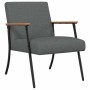 sillón Gris oscuro 59 x 75 x 78 cm tela en Sillones | Comprar online en Foru.es