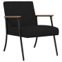 sillón Negro 59 x 75 x 78 cm tela en Sillones | Comprar online en Foru.es