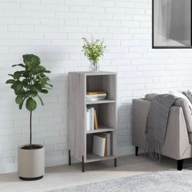 Aparador de madera de ingeniería gris Sonoma 34,5x32,5x90 cm de vidaXL, Aparadores - Ref: Foro24-828746, Precio: 51,34 €, Des...