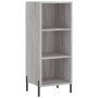 Aparador de madera de ingeniería gris Sonoma 34,5x32,5x90 cm de vidaXL, Aparadores - Ref: Foro24-828746, Precio: 51,96 €, Des...