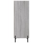 Aparador de madera de ingeniería gris Sonoma 34,5x32,5x90 cm de vidaXL, Aparadores - Ref: Foro24-828746, Precio: 51,96 €, Des...