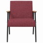 sillón Rojo vino 59 x 75 x 78 cm tela en Sillones | Comprar online en Foru.es