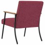 sillón Rojo vino 59 x 75 x 78 cm tela en Sillones | Comprar online en Foru.es