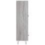 Aparador alto madera de ingeniería gris Sonoma 69,5x31x115 cm de vidaXL, Aparadores - Ref: Foro24-830322, Precio: 88,34 €, De...
