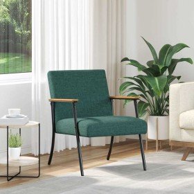 sillón Verde oscuro 59 x 75 x 78 cm tela en Sillones | Comprar online en Foru.es