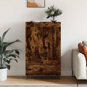 Aparador alto madera de ingeniería roble ahumado 69,5x31x115 cm de vidaXL, Aparadores - Ref: Foro24-830297, Precio: 84,02 €, ...