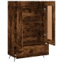 Aparador alto madera de ingeniería roble ahumado 69,5x31x115 cm de vidaXL, Aparadores - Ref: Foro24-830297, Precio: 84,02 €, ...