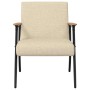 sillón Crema 59 x 75 x 78 cm tela en Sillones | Comprar online en Foru.es