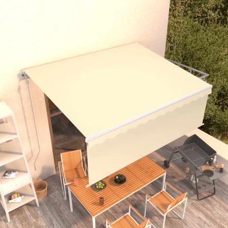 Toldo automático retráctil con persiana color crema 4x3 m en Toldos | Comprar online en Foru.es