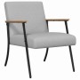 sillón Gris Nube 59 x 75 x 78 cm tela en Sillones | Comprar online en Foru.es