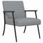 sillón Gris Claro 59 x 75 x 78 cm tela en Sillones | Comprar online en Foru.es
