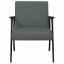 sillón Gris oscuro 59 x 75 x 78 cm tela en Sillones | Comprar online en Foru.es