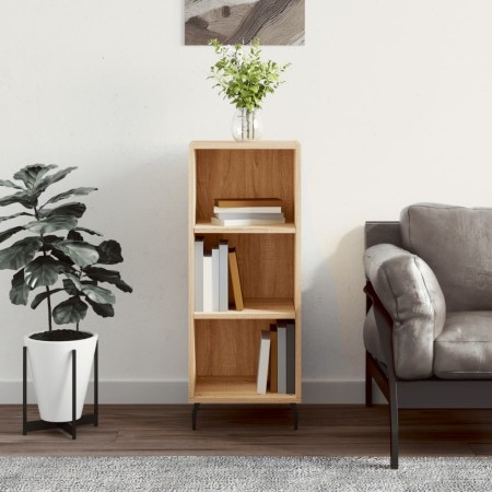 Aparador de madera de ingeniería roble Sonoma 34,5x32,5x90 cm de vidaXL, Aparadores - Ref: Foro24-828751, Precio: 53,36 €, De...