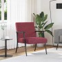 sillón Rojo vino 59 x 75 x 78 cm tela en Sillones | Comprar online en Foru.es