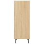 Aparador de madera de ingeniería roble Sonoma 34,5x32,5x90 cm de vidaXL, Aparadores - Ref: Foro24-828751, Precio: 53,36 €, De...