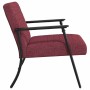 sillón Rojo vino 59 x 75 x 78 cm tela en Sillones | Comprar online en Foru.es