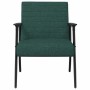sillón Verde oscuro 59 x 75 x 78 cm tela en Sillones | Comprar online en Foru.es