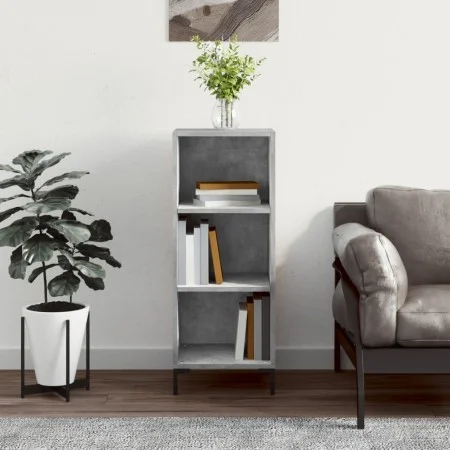 Aparador de madera de ingeniería gris hormigón 34,5x32,5x90 cm de vidaXL, Aparadores - Ref: Foro24-828736, Precio: 48,56 €, D...