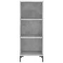 Betongraues Sideboard aus Holzwerkstoff, 34,5 x 32,5 x 90 cm von vidaXL, Sideboards - Ref: Foro24-828736, Preis: 48,56 €, Rab...