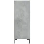Aparador de madera de ingeniería gris hormigón 34,5x32,5x90 cm de vidaXL, Aparadores - Ref: Foro24-828736, Precio: 48,56 €, D...
