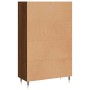 Aparador alto madera de ingeniería roble marrón 69,5x31x115 cm de vidaXL, Aparadores - Ref: Foro24-830307, Precio: 87,20 €, D...