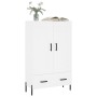 Aparador alto madera de ingeniería blanco 69,5x31x115 cm de vidaXL, Aparadores - Ref: Foro24-830332, Precio: 95,37 €, Descuen...