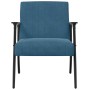 sillón Azul 59 x 75 x 78 cm Terciopelo en Sillones | Comprar online en Foru.es