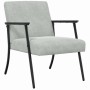 sillón Gris Claro 59 x 75 x 78 cm Terciopelo en Sillones | Comprar online en Foru.es