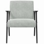 sillón Gris Claro 59 x 75 x 78 cm Terciopelo en Sillones | Comprar online en Foru.es