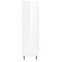 Aparador alto madera de ingeniería blanco brillo 69,5x31x115 cm de vidaXL, Aparadores - Ref: Foro24-830302, Precio: 90,77 €, ...