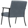 sillón Gris oscuro 59 x 75 x 78 cm Terciopelo en Sillones | Comprar online en Foru.es