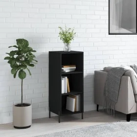 Aparador de madera de ingeniería negro 34,5x32,5x90 cm de vidaXL, Aparadores - Ref: Foro24-828741, Precio: 51,34 €, Descuento: %