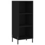 Aparador de madera de ingeniería negro 34,5x32,5x90 cm de vidaXL, Aparadores - Ref: Foro24-828741, Precio: 52,26 €, Descuento: %