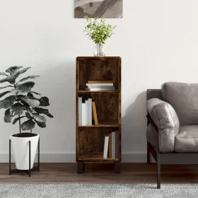 Aparador de madera de ingeniería roble ahumado 34,5x32,5x90 cm de vidaXL, Aparadores - Ref: Foro24-828761, Precio: 49,86 €, D...