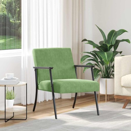sillón Verde claro 59 x 75 x 78 cm Terciopelo en Sillones | Comprar online en Foru.es