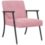 sillón Rosa 59 x 75 x 78 cm Terciopelo en Sillones | Comprar online en Foru.es