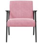 sillón Rosa 59 x 75 x 78 cm Terciopelo en Sillones | Comprar online en Foru.es