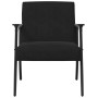 sillón Negro 59 x 75 x 78 cm Terciopelo en Sillones | Comprar online en Foru.es