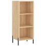 Aparador de madera de ingeniería roble Sonoma 34,5x32,5x90 cm de vidaXL, Aparadores - Ref: Foro24-828743, Precio: 50,67 €, De...