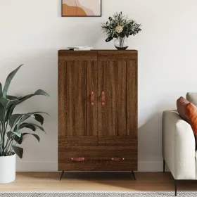 Hohes Sideboard aus Holzwerkstoff, braune Eiche, 69,5 x 31 x 115 cm von vidaXL, Sideboards - Ref: Foro24-830299, Preis: 83,93...